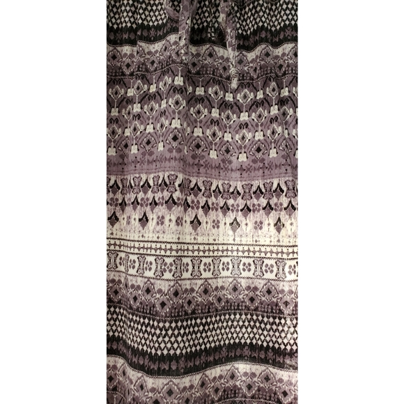 CHARLOTTE RUSSE Mini Paisley Peasant Dress- Size S - Picture 4 of 6